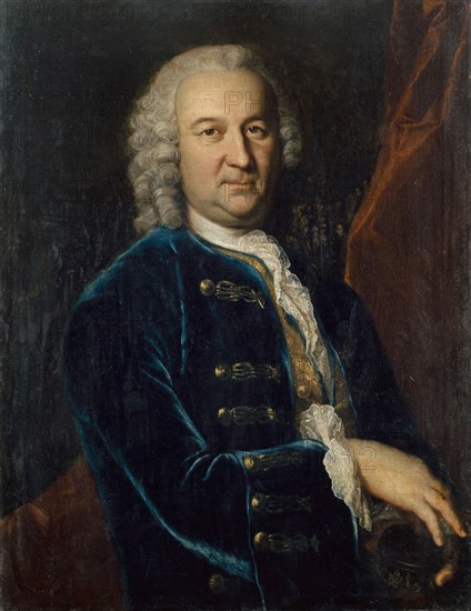 Portrait of Johann Christoph Imhof, 1755, oil on canvas, 81 x 62.5 cm, signed and dated lower right corner: E Handmann., Pinx: 1755., Emanuel Handmann, Basel 1718–1781 Bern