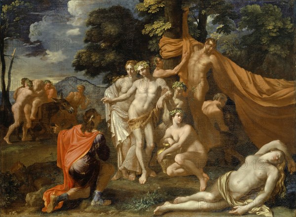 The Desire of the Midas, oil on canvas, 98 x 135 cm, unmarked, Nicolas Chaperon, Châteaudun/Eure-et-Loire 1612–1652/53 Lyon