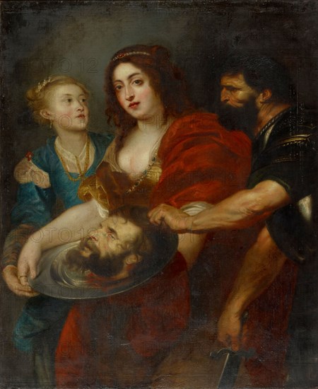 Salome with the head of John the Baptist, 17th cent. (?), Oil on canvas, 134 x 109.5 cm, unmarked, Peter Paul Rubens, (Kopie nach / copy after), Siegen 1577–1640 Antwerpen
