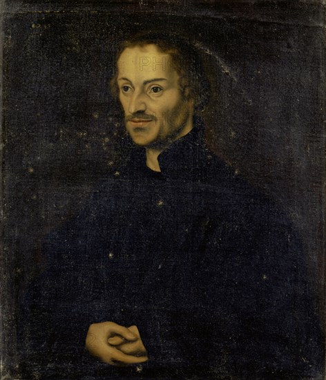 Portrait of Philipp Melanchthon, oil on canvas, 69 x 59 cm, not specified, Deutscher Meister, 18. Jh.