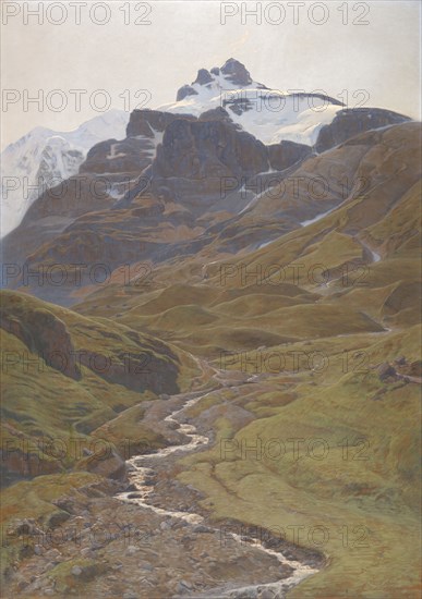 The Wild Woman from the Bundalp, 1894, oil on canvas, 155 x 109 cm, signed lower right: Baud Bovy., Bundalp, Auguste Baud-Bovy, Genf 1848–1899 Davos