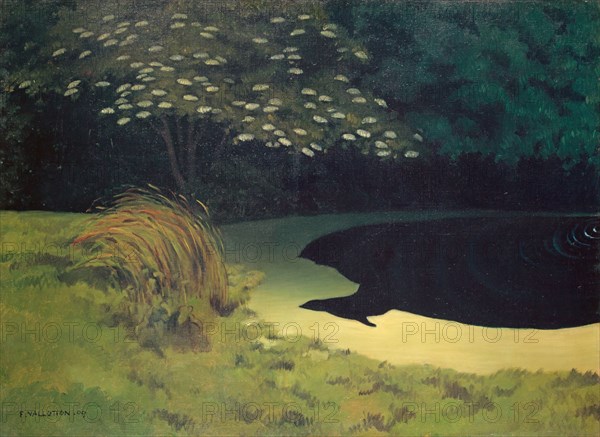 La mare (Honfleur), 1909, oil on canvas, 73.2 x 100.2 cm, signed and dated lower left: F. VALLOTTON., 09, Félix Vallotton, Lausanne 1865–1925 Neuilly-sur-Seine/Hauts-de-Seine