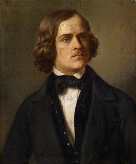 Portrait of a Man, Oil on Canvas, 59.5 x 49 cm, Unmarked, Adolf Follenweider, Basel 1823–1895 Basel