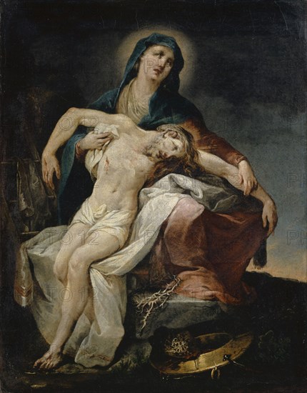 Pietà, 1783, oil on canvas, 50.5 x 39 cm, Tiberius Dominikus Wocher, Mimmenhausen bei Salem 1728–1799 Reute (heute Ortsteil von Bad Waldsee, Landkreis Ravensburg)