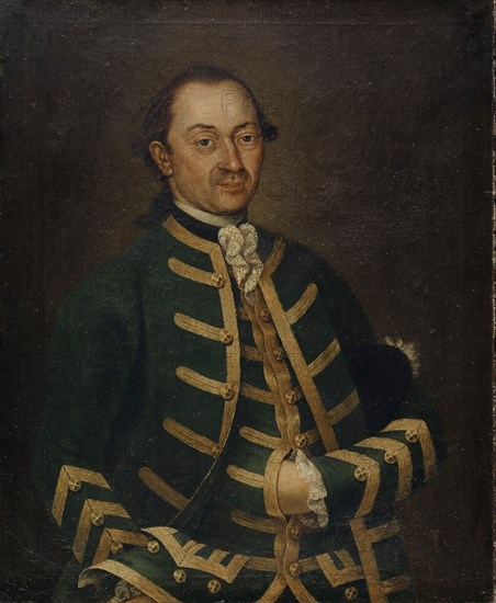 Portrait of an unknown gentleman, 1787, oil on canvas, 67 x 81.5 cm, Signed and dated on the reverse: (orig.) Frider Wocher pinxit A: 1787, Friedrich Thaddäus Wocher, 1726–1799
