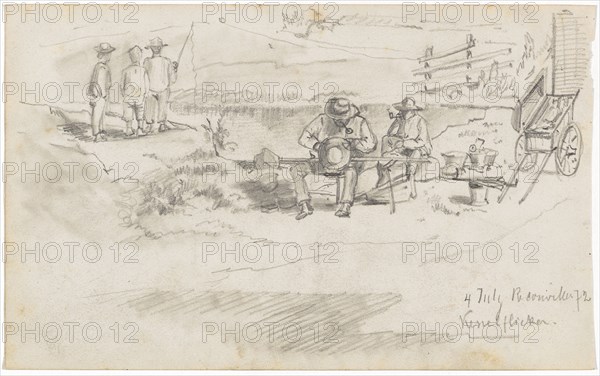 Tinker (recto), Reonviller (verso), 1899, pencil, sheet: 15 x 24.2 cm, recto a., r., inscribed and dated in pencil: 4 July Renoviller 72, Tinker, verso u., r., inscribed and dated in pencil: Reonviller 4 July 72, Paul Franz Otto, 1839–1927