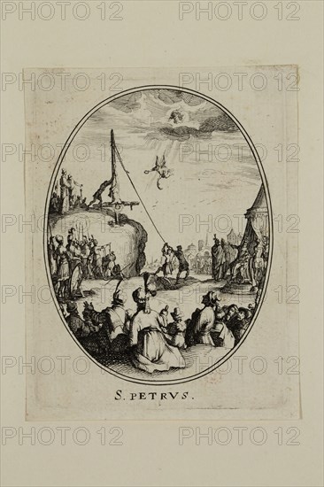Nicolas Cochin, French, 1610-1686, S. Petrvs, between 1610 and 1686, etching printed in black ink on laid paper, Plate: 3 3/8 × 2 5/8 inches (8.6 × 6.7 cm)