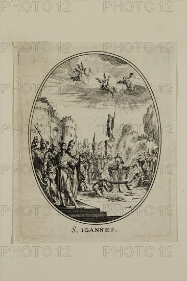 Nicolas Cochin, French, 1610-1686, S. Ioannes, between 1610 and 1686, etching printed in black ink on laid paper, Plate: 3 3/8 × 2 5/8 inches (8.6 × 6.7 cm)