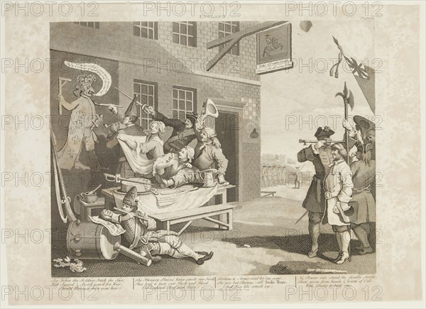 Thomas Cook, English, 1744-1818, after William Hogarth, English, 1697-1764, England, c. 1799, Engraving and etching printed in black on wove paper, plate: 12 7/8 x 15 5/8 in.