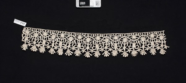 Unknown (Italian), Lace Fragment, 17th Century, Punto in Aria; Needlepoint, Length x width: 20 x 4 in.