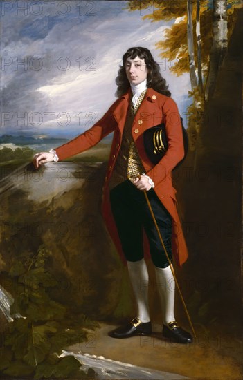John Singleton Copley, American, 1738-1815, George Boone Roupell, 1779 or 1780, oil on canvas, Unframed: 84 1/16 × 54 inches (213.5 × 137.2 cm)