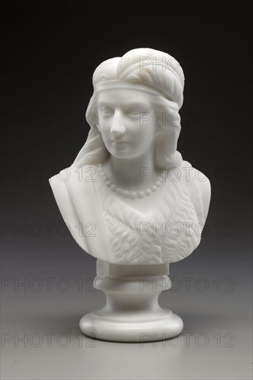 Mary Edmonia Lewis, American, 1845 - 1907, Minnehaha, 1868, marble, Overall (by sight): 11 × 6 × 3 1/2 inches (27.9 × 15.2 × 8.9 cm)