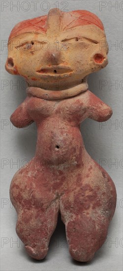 Tlatilco, Precolumbian, Figure, between 1500 and 900 BCE, earthenware, Overall: 2 3/4 × 1 3/4 inches (7 × 4.4 cm)