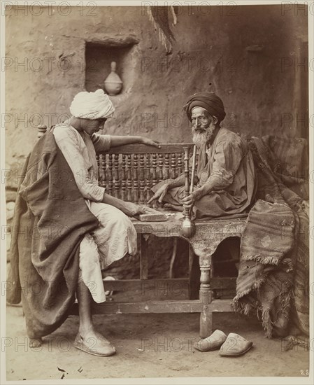 Anonymous Artist, Egyptian Woman, 1876, 19th century, albumen print, Image: 10 × 8 1/8 inches (25.4 × 20.6 cm)