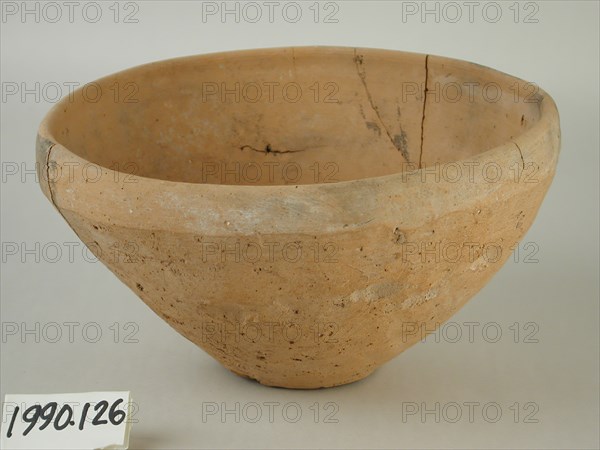 Egyptian, Roughly Made Bowl, between 3300 and 3100 BCE, Terracotta, Overall: 4 1/4 × 8 inches (10.8 × 20.3 cm)