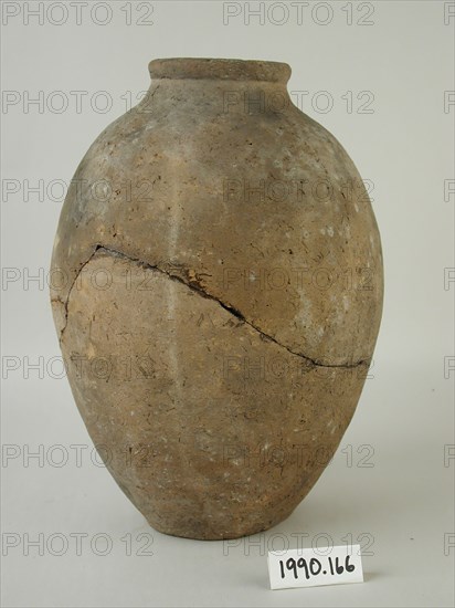 Egyptian, Heavy Jar, between 3300 and 3100 BCE, Terracotta, Overall: 11 5/8 × 8 inches (29.5 × 20.3 cm)