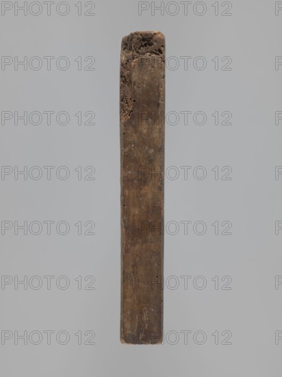 Double-sided gingerbread mould. Rectangular shape, height 21.4 cm, width 24 cm, depth 3.7 cm. On one side: image of a man in 18th-century attire tricorn hat, justokor, culottes, long boots sitting on a goat, with a carved inscription at the bottom: EIN SCHÖNER BOCK EIN GUTER / PFERD IST EINER GN ... DIE ZIGE WERT; complemented by a plant and floral ornament at the bottom. Reverse: Adam and Eve in Paradise, dressed in leaf loincloths, with the Tree of Knowledge and a coiled serpent; above them a bearded man holding an orb probably God against a heavenly vault showing sun, moon and stars; animals around Adam and Eve include a cat, deer, bird, cow, and squirrel; composition surrounded by a round decorative frame with a plant twig. Materials and function: gingerbread mould; folk-style decorations, plant and floral motifs, pomegranates, snake sin, original sin iconography, religious motifs, riders, animals, historical costumes. Date: 18th–19th century. Place: Silesia Province 1742–1918., A ...