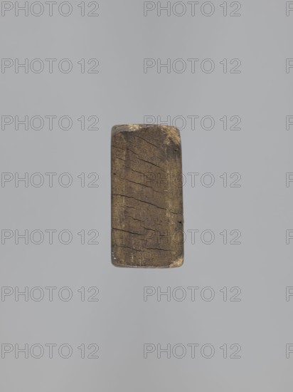 Double-sided gingerbread mold. Obverse: female figure in Silesian folk costume—bonnet, large bow tied under the neck, long dress with short puffed sleeves decorated at the hem with floral and plant ornament; figure holds a basket with flowers in her left hand. Reverse: baby in decorative swaddling clothes. Material: woodcarving; function: gingerbread mold; style: folk-style decorations, floral motifs; applied/decorative art. Single rectangular mold. Date: 18th–19th century. Place: Province of Silesia 1742–1918., A vertical rectangular piece of aged wood with rounded corners floats against a uniform light gray background; the wood shows a weathered brown surface with darker brown cracks and fine lines, a few lighter tan spots near the edges, and subtle worn darker patches at the top and bottom.