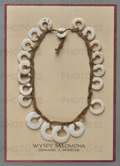 Non-monetary money — Conus shell necklace; shells; money; necklaces; 19th/20th century; Solomon Islands WQXBCFS