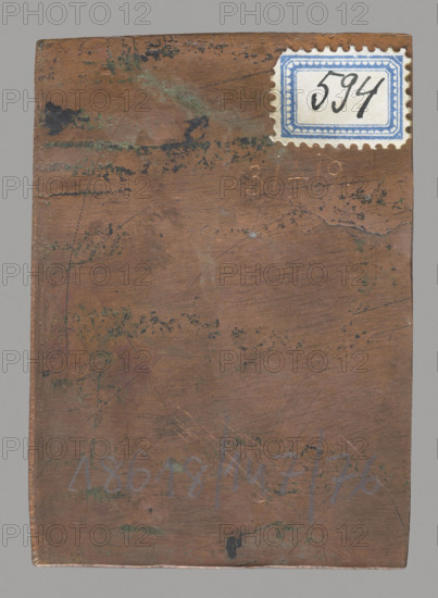 Rectangular frame; graphic artist; Tyszkiewicz, Konstanty (1806–1868); graphic frames; ca. 1800; graphic; graphic matrix; graphic plate; height 7.3 cm; width 5.2 cm