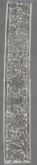 Commemoration of Dazhi — Master of Zen Buddhism; graphic artist; flowers; Chinese art; decorative motifs; religion; Buddhism; Chinese Buddhism; Zen Buddhism; monks; Tang (618–907); early 20th century, China; graphic print; height 223.0 cm; width 36.5 cm