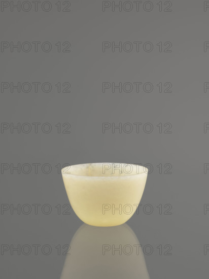 Bowl; maker: Fyodor Vasilyevich Rubiec-Masalski (1865–1920?); Tulisov, Jerzy (born 1943) [possibly owners/associates removed?]. Chinese art; Chinese; Qing (1644–1911), Qing (style); 19th century; decorative vessel; material unspecified; vessel; height 3.2 cm; diameter 6.0 cm