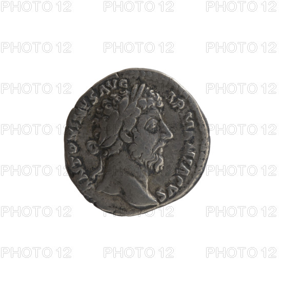 Denarius, Marcus Aurelius (121–180; Roman emperor 161–180), 163–164. Obverse: Head of Marcus Aurelius with laurel wreath facing right, inscribed ANTONINVS AVG - ARM, NIACVS. Reverse: Mars standing right, holding a spear with the head down in his right hand and resting his left hand on a shield, inscribed PM TR P XVIII - IMP II CO, III. Roman deities (Mars), iconography: shields, spears. Roman Empire (27 BC–476). Coin; diameter ~16.5–17.5 mm; weight 3.15 g; axis 345°.