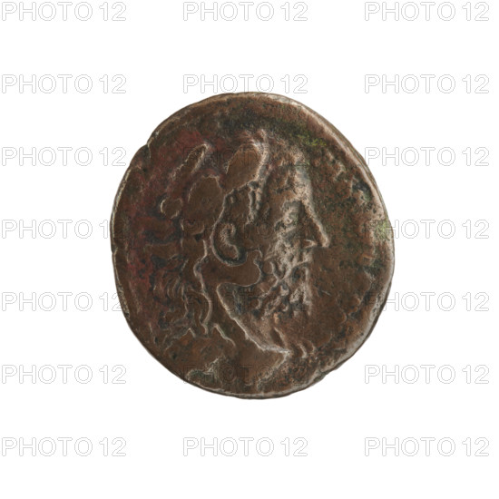 Commodus (161–192; Roman Emperor 177–192), issuer: Commodus — iconography: wreaths, clubs, lion skin (attribute); obverse: bust of Commodus in lion skin and laurel wreath right, legend around; reverse: club in the middle of a wreath, inscriptions HER - CVL / RO - MAN / AV - GV / S - C horizontally in both fields; dated 191–192; Rome, Roman Empire (27 BC–476); coin; weight 8.02 g; diameter 22.0–24.0 mm; axis 0°.