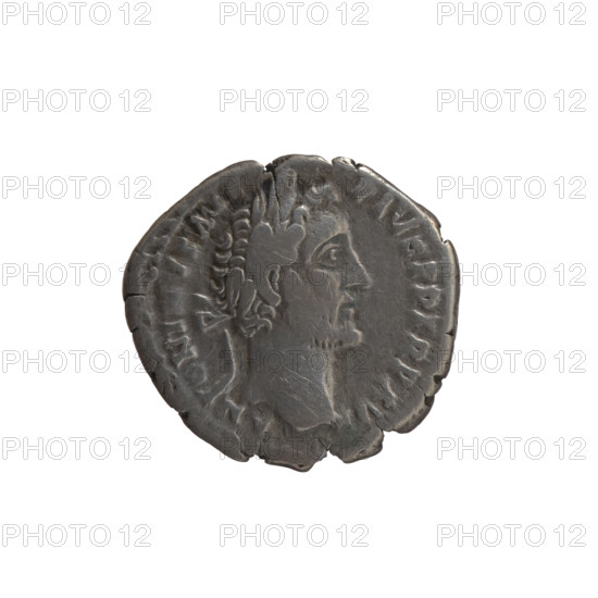 Denarius, Antoninus Pius (86–161; Roman emperor 138–161), issuer: Antoninus Pius; iconography: Roman deities, Vesta, palladium. Obverse: Head of Antoninus Pius in a laurel wreath facing right, legend 'ANTONINVS AVG - PIVS PP TR P XVI' all around. Reverse: Vesta in a veil standing left, holding a ladle (simpulum) in her right hand and a palladium in her left, legend 'COS - IIII' all around. Date: 152–153. Culture/place: Roman Empire, Rome. Object: coin (denarius). Measurements: diameter 17.5–18.5 mm, weight 3.20 g, axis 0°.