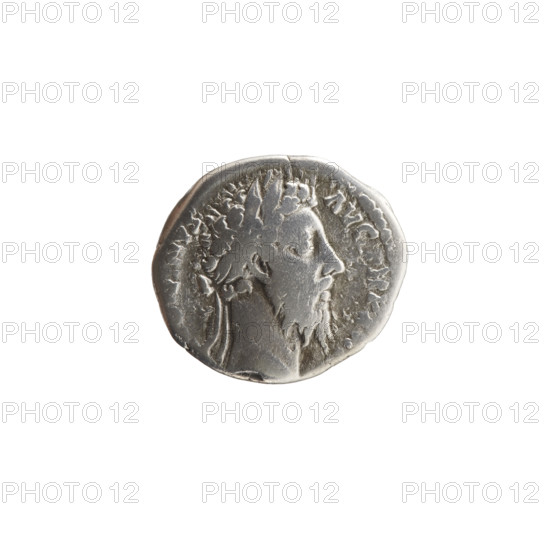 Denarius of Marcus Aurelius (121–180; Roman emperor 161–180). Obverse: Head of Marcus Aurelius in laurel wreath facing right, inscription ONINVS · AVG · TR · P · XX. Reverse: Salus stands frontally, turns head to the right, feeds a snake held in her right hand, inscription COS · III. Date: 169–170. Place: Rome, Roman Empire. Material: coin; diameter c. 16–18 mm; weight 3.22 g; axis 0°. Iconography: personifications, snakes, Salus; issuer Marcus Aurelius.