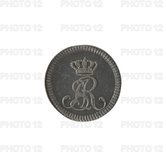 2 Crown proof groschen (Crown proof half zloty), Stanislaw August Poniatowski (King of Poland; 1764–1795), Holzhaeusser, Johann Philip (1731/1741–1792), (engraver), Schröder, Justyn (Mintmaster of the Warsaw Mint 1768–1772), Polish coins, Stanislaw August Poniatowski (King of Poland; 1732–1798), monograms, tied monograms, royal monograms, Crown coins, proof coins, salamander, symbols, animals, maxims. Obv.: Under the crown, a tied monogram composed of the letters SAR, pearl border. Rev.: Salamander in flames, above a semicircular inscription: NON TIMET, at the bottom under the line: 1771, continuous border. 1771, Polish–Lithuanian Commonwealth (1569–1795), Warsaw, Poland, coin, mint hallmark. Coin: diameter 18.6 mm; diameter 18.9 mm; weight 3.43 g.