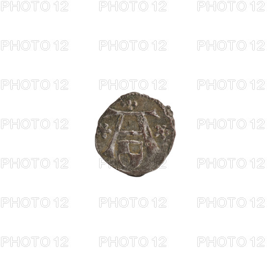 denarius, Straub (Strawb), Heinrich, publisher, Wille, Albrecht (fl. 1520-?), publisher, Decius, Jost Ludwik (fl. 1528-1535), R3 (rarity), eagles, Hohenzollern (coat of arms), rosettes, Albrecht Hohenzollern (Prince of Prussia; 1490-1568), Obv. In the beaded border the letter A, below which the heraldic shield of the Hohenzollerns. On both sides of the letter and above it one rosette. Rev. In a pearl border a Prussian eagle. On its chest a crowned shield with the letter S. 1529–1531, Königsberg, Ducal Prussia (1525–1701). Coin: diameter 12.9 mm, weight 0.43 g, axis 30°.