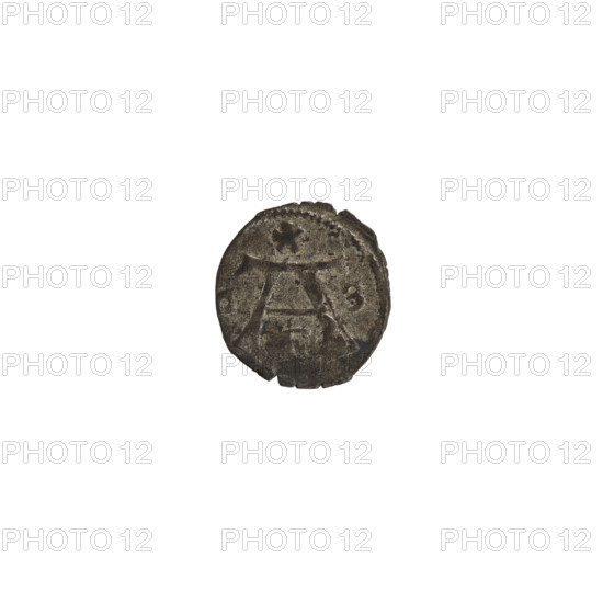 denarius, Goebell, Hans, R4 (rarity), eagles, rosettes, Hohenzollern (coat of arms), Albrecht Hohenzollern (Prince of Prussia; 1490–1568). Obverse: In the beaded border the letter A beneath which is the Hohenzollern coat of arms. On the sides of the letter are the numerals of the date 6 - 3. Above the letter is a rosette. Reverse: In the beaded border the Prussian eagle with a crowned shield with the letter S on its chest. 1563, Ducal Prussia (1525–1701), Königsberg; coin. Diameter 12.9 mm, weight 0.42 g, axis 250°.