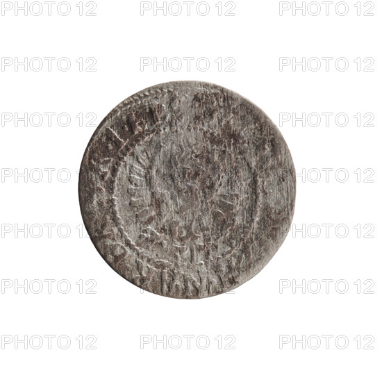 szelag, Pfahler, Ernest; George William Hohenzollern (Elector of Brandenburg; Prince of Prussia; 1620–1640); obverse: Prussian eagle with a crowned letter S on its chest; rim inscription beginning with a heart hallmark, 'MAR.BR.SRIEL.'; reverse: monogram composed of the letters GW; rim inscription beginning with a rosette, divided by the Hohenzollern coat of arms, 'SO, IDVS.PR - V, 1619 - 1640, Königsberg, Ducal Prussia (1525–1701)'; coin; diameter 15.8 mm; weight 0.47 g; axis 0 degrees.