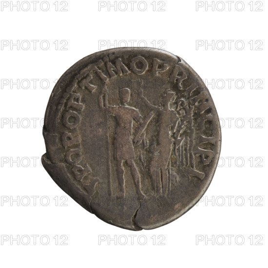Denarius of Emperor Trajan (53–117 CE), c. 103–111 CE. Obverse: laureate head of Trajan right with inscription 'IMP TRAIANO AVG GER DAC PM TR P COS VPP'. Reverse: personification of Victoria standing frontally crowning the emperor with inscription 'SPQR OPTIMO PRINCIPI'. Silver coin (weight 2.90 g), axis 180°. Roman Imperial iconography; hoard provenance: Golub.