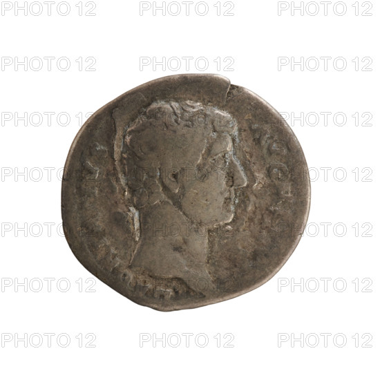 Denarius of Hadrian (76–138; Roman emperor 117–138). Obverse: HADRIANVS AVGV, emperor's head right. Reverse: CLEMENTIA, C·COS·III·PP, Clementia standing left holding a patera in her right hand and a scepter in her left. Date: 132–134. Roman Empire (27 BC–476). Rome. Coin; silver; weight 3.00 g; axis 180 degrees.