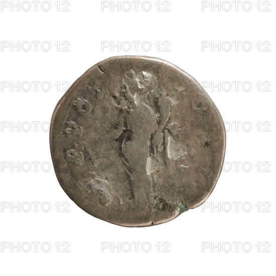 Denarius of Antoninus Pius (86–161; Roman Emperor 138–161). Obverse: bust of the Emperor right, inscription ANTONINVS AVG PIVS PP. Reverse: Fortuna standing left, holding a rudder in her right hand and a cornucopia in her left, inscription TR POT COS II. Roman Empire, 139. Rome. Coin; weight 3.23 g; axis 180 degrees.