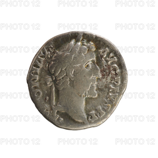 denarius, Antoninus Pius (86–161; Roman emperor 138–161) — iconography, busts, imperial busts, Liberalitas (personification), abacus (attribute), cornucopia (attribute). Obv.: NTONINV AVG PIVS PP — Emperor's head in a laurel wreath right. Rev.: TR P— COS IIII — Liberalitas stands facing left, in her raised right hand she holds an abacus, in her left hand a cornucopia. Legend LIB IIII. 145–161, Roman Empire (27 BC–476), Rome; coin; weight 3.18 g; axis 180°.