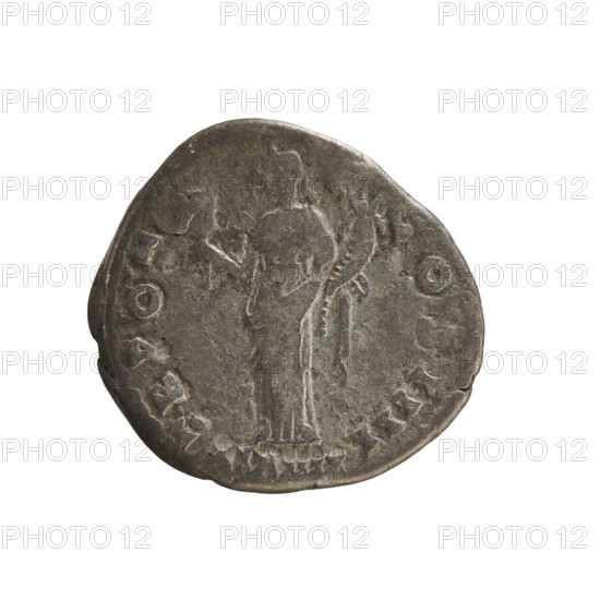 Denarius, Antoninus Pius (86–161; Roman emperor 138–161). Obverse: Emperor's head in a laurel wreath facing right, inscribed 'ANTONINVS AVG PIVS PP'. Reverse: Liberalitas standing left, holding an abacus in her raised right hand and a cornucopia in her left, inscribed 'TR POT COS IIII' and below the line 'LIB IIII'. Date: 145–161. Roman Empire (27 BC–476), Rome. Coin, weight 3.02 g, axis 180°.