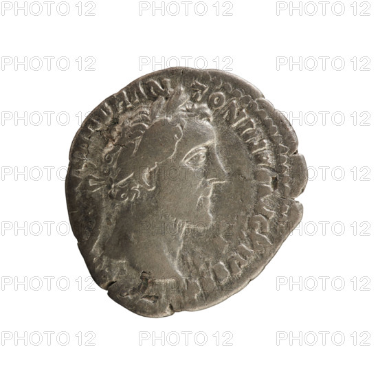 Denarius of Antoninus Pius (86–161; Roman emperor 138–161). Obverse: Emperor's head in a laurel wreath facing right; legend 'ADR AN TONINVS AVG PIVS PP'. Pearl border. Reverse: Vesta veiled, standing left, holding a simpulum in her right hand and a palladium in her left; legend 'TR POT XV COS IIII'. Dated 151–152 CE. Roman Empire (27 BC–476). Coin; weight 2.17 g; axis 180°.