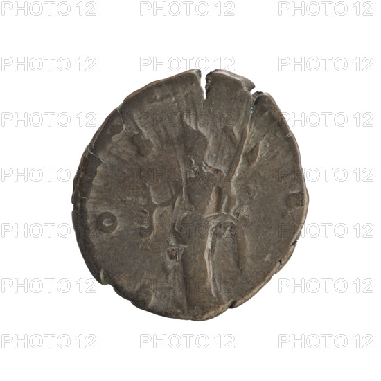 Denarius, Antoninus Pius (86–161; Roman emperor 138–161). Obverse: Head of the emperor in a laurel wreath facing right; pearl border; inscription AN, VS AVG PI V, TR P XVI. Reverse: Vesta in a veil stands facing left; holds a simpulum in her right hand and a palladium in her left; inscription COS I. Date: 152–153 CE. Rome, Roman Empire (27 BCE–476 CE). Silver coin, weight 2.82 g.