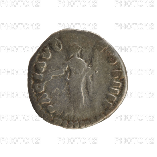 Denarius of Antoninus Pius (reign 138–161). Obverse: ANTONINVS AVG PIVS PP TR P XXIII — Emperor’s head in a laurel wreath, facing right. Pearled border. Reverse: PACI AVG COS IIII — Pax stands facing left, holding a branch in his right hand and a scepter in his left. Pearled border. Date: 159–160. Roman Empire; Rome. Coin, weight 3.15 g; axis 180°.