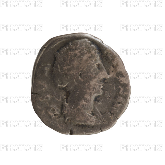 Denarius, after 141 CE. Obverse: DIVA FAVSTINA (second part of the legend poorly legible) — bust of Faustina the Elder turned right, draped, hair in a bun. Reverse: AVG V S — Ceres standing left, holding a long burning torch in her right hand and lifting the hem of her robe with her left. Imperial busts; iconography of Faustina the Elder and Ceres; torch attribute. Roman Empire (27 BCE–476 CE), Rome. Coin; silver; weight 3.58 g; axis 180°.