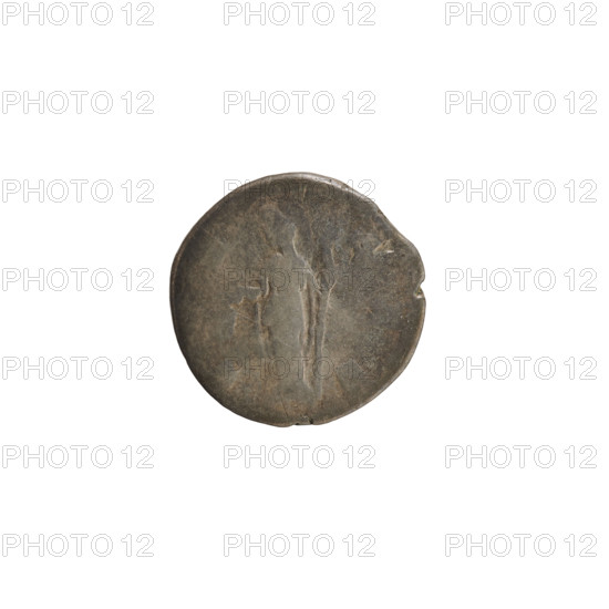 denarius, Antoninus Pius (86–161; Roman emperor 138–161), Faustina the Elder (98–141; Roman empress 138–141), busts, imperial busts, treasures (numism), Ceres (mythology), Faustina the Elder — iconography, ears of corn (attribute), torch (attribute). Obv.: DIVA FAVSTINA. Bust of the empress turned to the right, in drapery with hair in a top bun. Rev.: Ceres stands turned to the left; in her right hand she holds ears of corn lowered, in the left a burning torch. After 141, Roman Empire (27 BC–476), Rome; coin; weight 3.08 g; axis 180°.