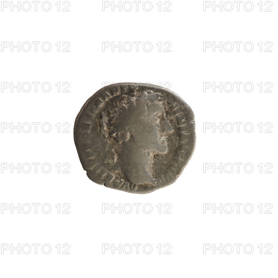 denarius, Antoninus Pius (86–161; Roman emperor 138–161), busts, Antoninus Pius, treasures (numism.), Marcus Aurelius (heir to the throne; 138–161) - iconography, Clementia (personification), patera (attribute), imperial busts. Obv.: AVRE, R ANTO…, (poorly legible) Head of Marcus Aurelius to right. Rev.: …CO…, (hardly legible) Clementia stands facing forward with head turned left, holds a patera in her right hand, left hand supports the hem of her robe; under the line CLEM. Date: 151–152. Roman Empire (27 BC–476), Rome. Coin, weight 3.03 g, axis 180 degrees.
