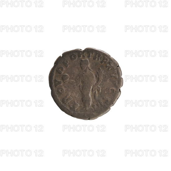 Denarius of Marcus Aurelius (121–180; Roman emperor 161–180). Obverse: laureate head of Marcus Aurelius to right; pearl border; legend 'IMP M AVR ANTONINVS AVG'. Reverse: Providentia standing left, holding a sphere and a cornucopia; pearl border; legend 'PROV DEOR TR P XV COS III'. Roman, AD 161; weight 2.89 g; coin.