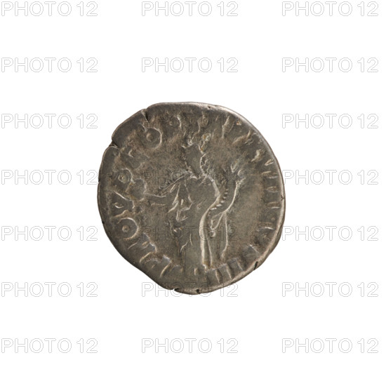 denarius, Marcus Aurelius (121–180; Roman emperor 161–180); obverse: head of Marcus Aurelius with a laurel wreath to the right, pearl border, legend IMP M ANTONINVS AVG; reverse: Providentia standing facing left, holding a globe in her right hand and a cornucopia in her left, legend PROV DEOR TR P XVII COS III; iconography includes imperial bust, cornucopia (attribute), Providentia (personification), sphere (attribute); dated 162–163; Roman Empire (27 BC–476); Rome; coin; weight 3.17 g