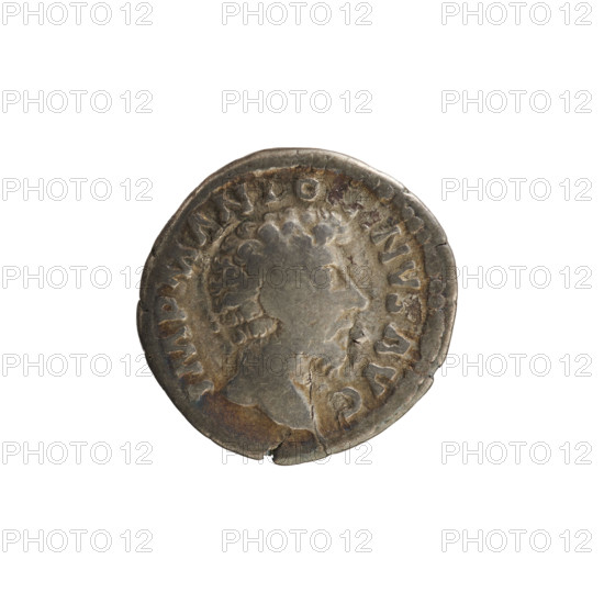 Denarius, Marcus Aurelius (121–180; Roman emperor 161–180). Obverse: Head of Marcus Aurelius right; pearly border; legend IMP M ANTONINVS AVG. Reverse: Providentia standing facing left, holding a sphere in her right hand and a cornucopia in her left; legend PROV DEOR TR P XVII COS III. Date: 162–163. Roman Empire (27 BC–476), Rome. Coin; weight 2.88 g; axis 180°.