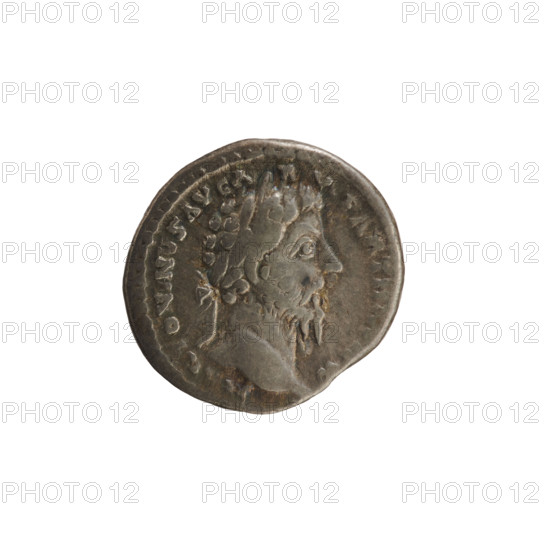 Denarius of Marcus Aurelius (121–180; Roman emperor 161–180). Obverse: laureate head of Marcus Aurelius right; pearl border; inscription ON, N, S AVG A RM PARTH. Reverse: Aequitas standing left, holding scales in right hand and cornucopia in left; pearl border; inscription TRPXXI IMP IIII COSIII. Silver coin, weight 3.41 g; dated 166–167, Roman Empire (27 BC–476), Rome.