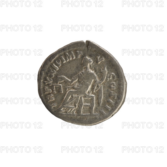 Denarius, Marcus Aurelius (121–180; Roman emperor 161–180). Obverse: Head of Marcus Aurelius with a laurel wreath, right; inscription 'M ANTONINVS AVG ARM PARTH MAX'. Reverse: Aequitas seated facing left, holding scales in her right hand and a cornucopia in her left; inscription 'TRP XX II .IMP V COS III'. Pearl border. Silver coin, weight 3.42 g, axis 180 degrees. Dated 168, Rome, Roman Empire.